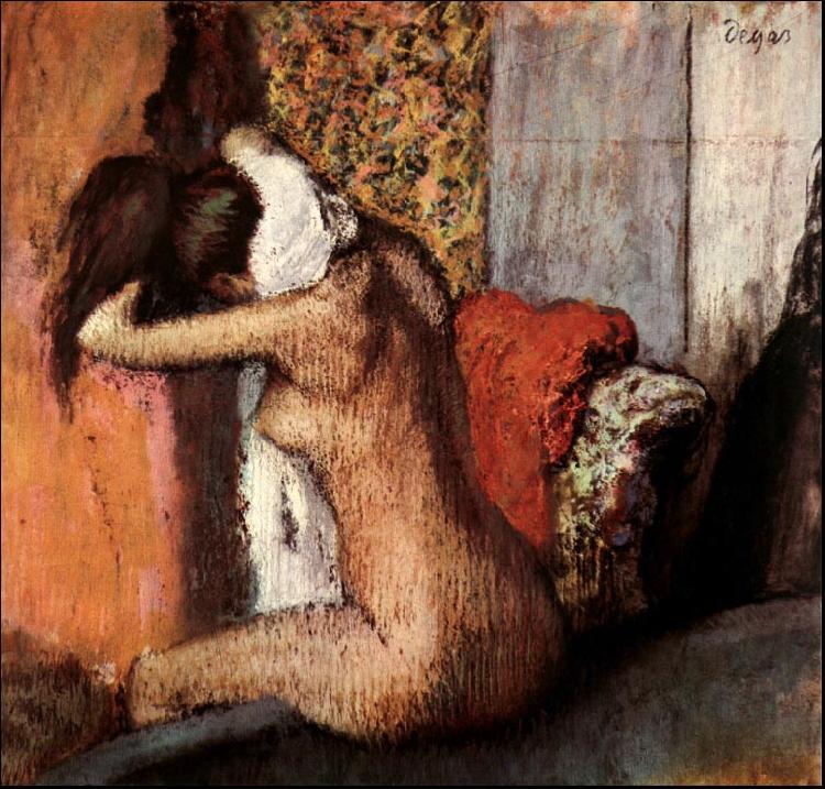 Edgar Degas After the Bath